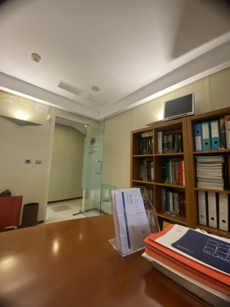 Recepción de Clínica Dental Villamor en Ronda