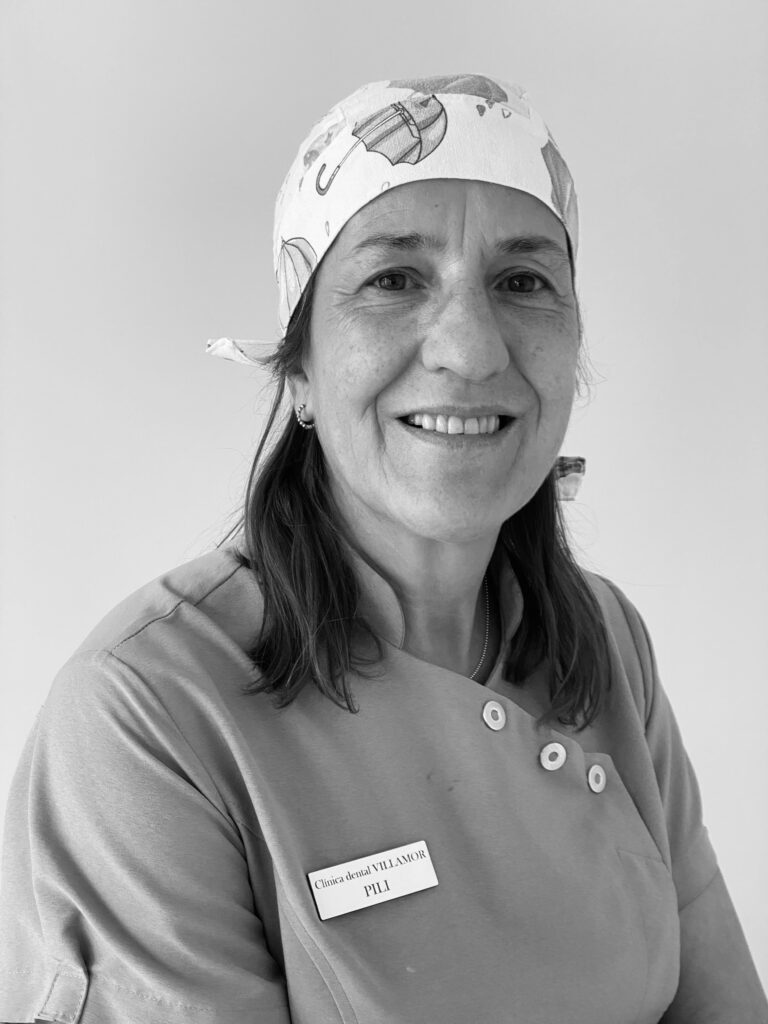 Retrato de Pili, auxiliar de clínica